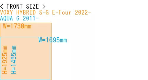 #VOXY HYBRID S-G E-Four 2022- + AQUA G 2011-